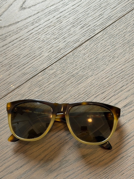 See Tortoiseshell Cat-Eye Sunglasses - Olive Brown Lenses
